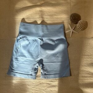Light Blue Workout Shorts